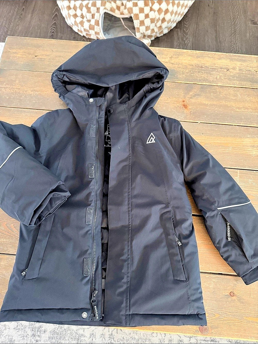 Ripzone RP40 kids Ski Jacket Black Size 7/8